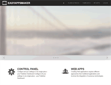 Tablet Screenshot of easyappsmaker.com
